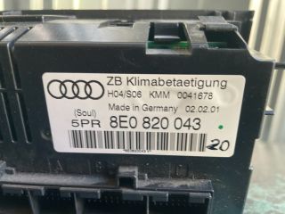 bontott AUDI A4 B6 Fűtéskapcsoló (digit klímás)
