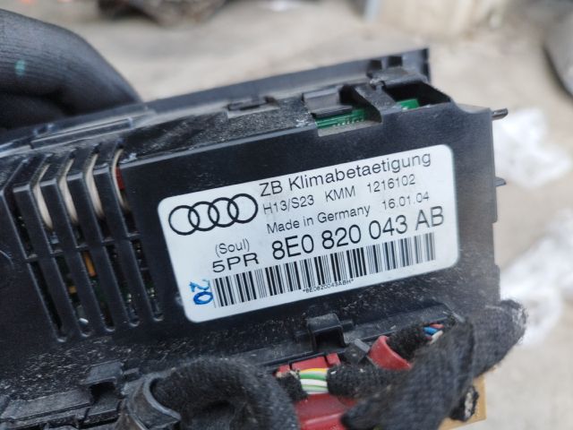 bontott AUDI A4 B6 Fűtéskapcsoló (digit klímás)