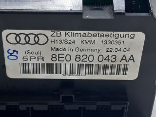 bontott AUDI A4 B6 Fűtéskapcsoló (digit klímás)