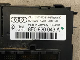 bontott AUDI A4 B6 Fűtéskapcsoló (digit klímás)