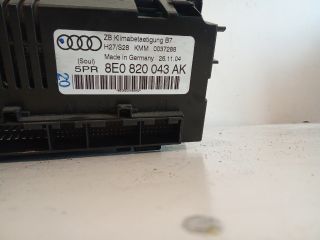 bontott AUDI A4 B6 Fűtéskapcsoló (digit klímás)