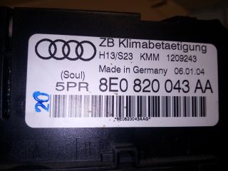 bontott AUDI A4 B6 Fűtéskapcsoló (digit klímás)