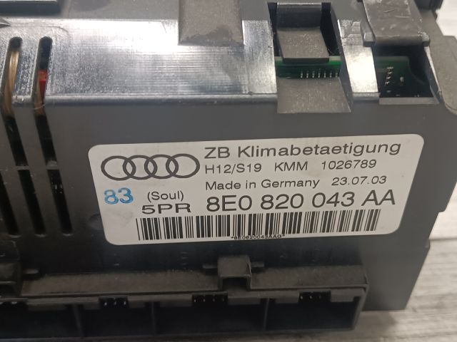 bontott AUDI A4 B6 Fűtéskapcsoló (digit klímás)