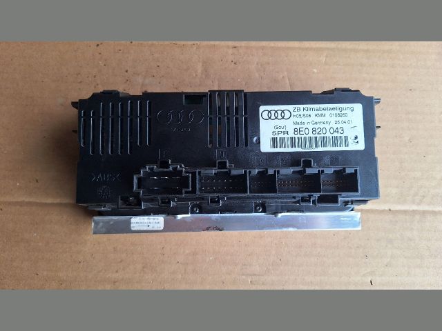 bontott AUDI A4 B6 Fűtéskapcsoló (manuális klímás)