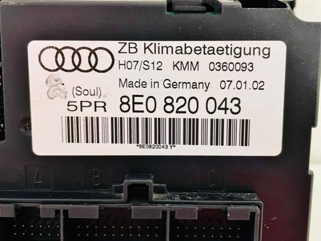 bontott AUDI A4 B6 Fűtéskapcsoló