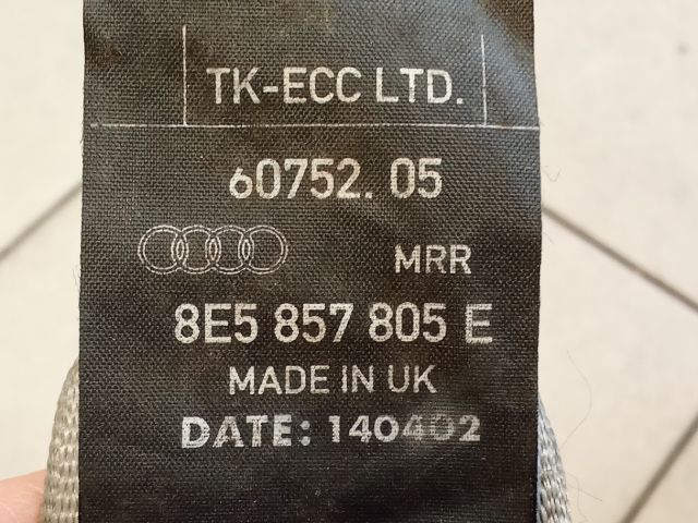 bontott AUDI A4 B6 Hátsó Biztonsági Öv Szett