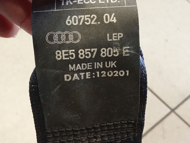 bontott AUDI A4 B6 Hátsó Biztonsági Öv Szett