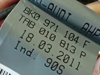 bontott AUDI A4 B6 Hátsó Tolatóradar Kábelköteg