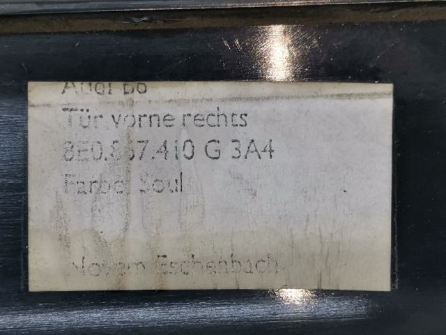 bontott AUDI A4 B6 Jobb első Ajtó Kárpit Díszléc