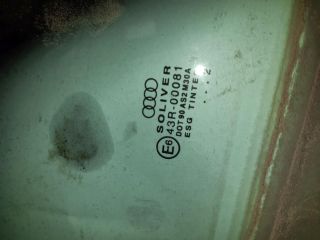 bontott AUDI A4 B6 Jobb hátsó Ablak