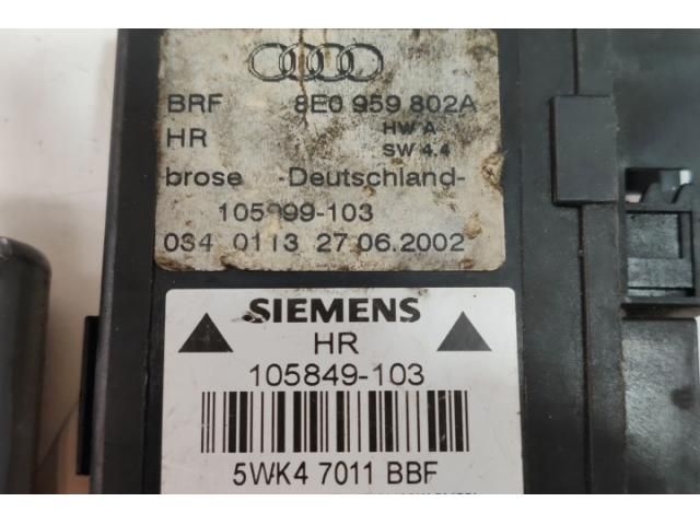 bontott AUDI A4 B6 Jobb hátsó Ablaktörlő Motor