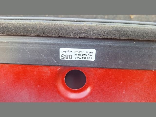 bontott AUDI A4 B6 Jobb hátsó Ajtó (Üres lemez)