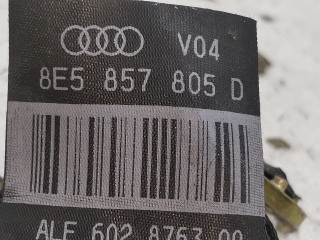 bontott AUDI A4 B6 Jobb hátsó Biztonsági Öv