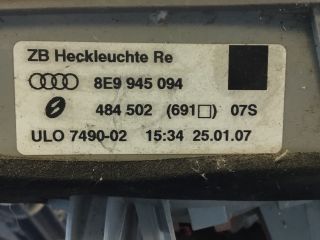 bontott AUDI A4 B6 Jobb Hátsó Lámpa