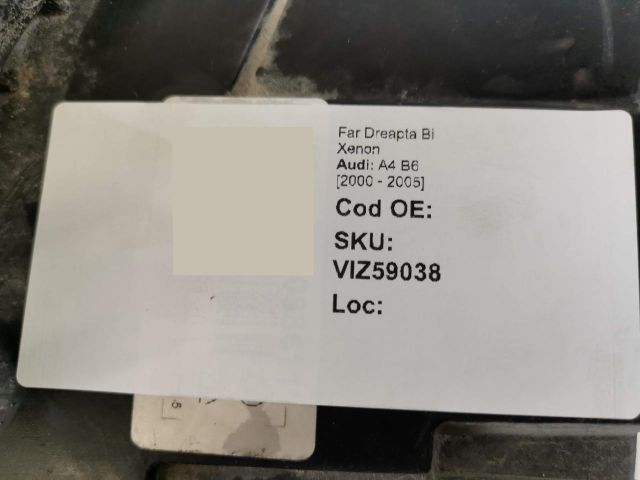 bontott AUDI A4 B6 Jobb Xenon Fényszóró