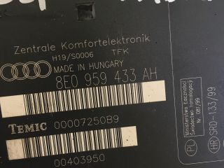 bontott AUDI A4 B6 Komfort Elektronika