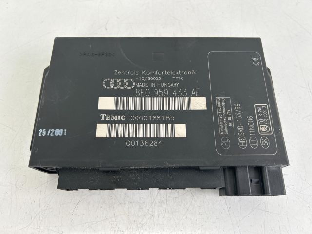 bontott AUDI A4 B6 Komfort Elektronika