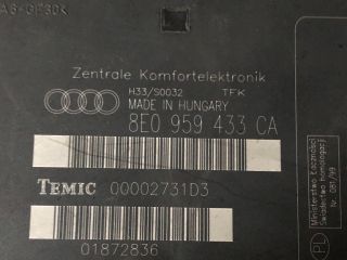 bontott AUDI A4 B6 Komfort Elektronika