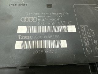 bontott AUDI A4 B6 Komfort Elektronika