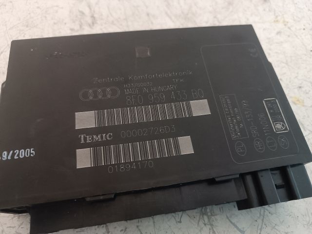 bontott AUDI A4 B6 Komfort Elektronika