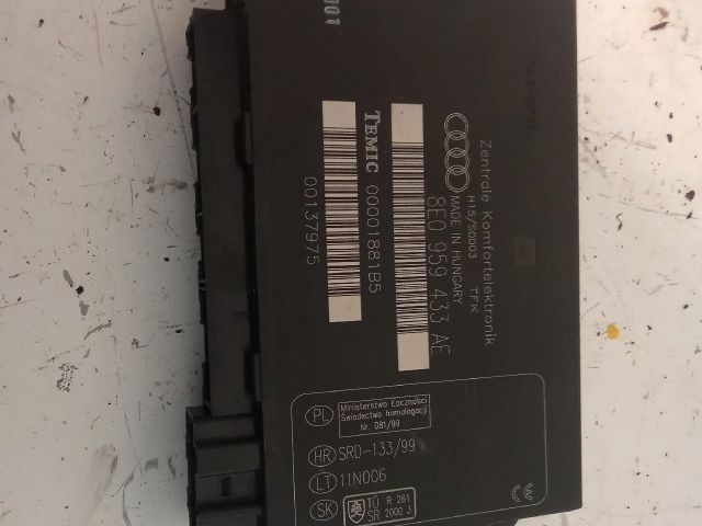 bontott AUDI A4 B6 Komfort Elektronika