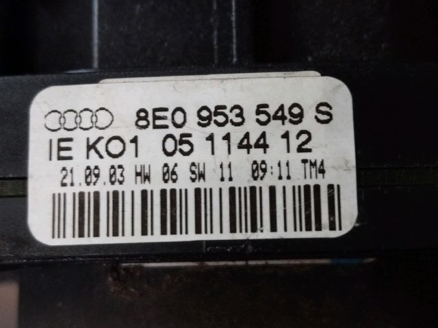 bontott AUDI A4 B6 Komplett Kormánykapcsoló (Bajuszkapcsoló)