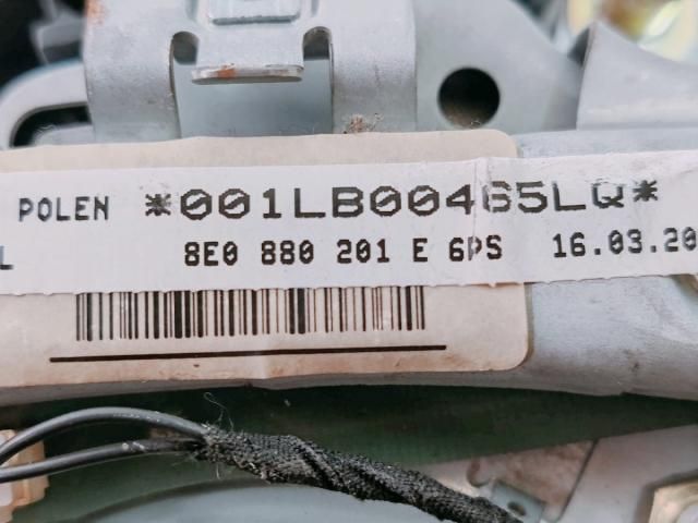 bontott AUDI A4 B6 Komplett Légzsák Szett