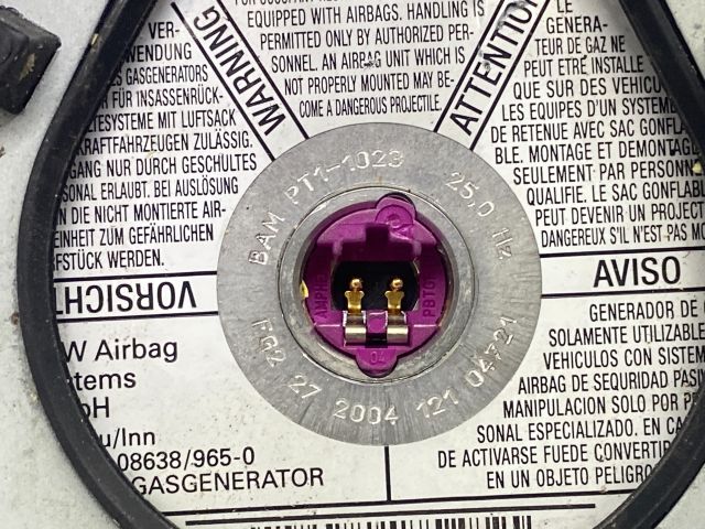 bontott AUDI A4 B6 Kormánylégzsák