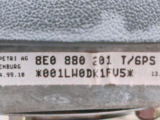 bontott AUDI A4 B6 Kormánylégzsák