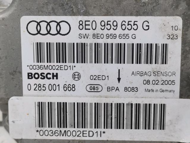 bontott AUDI A4 B6 Légzsák Elektronika