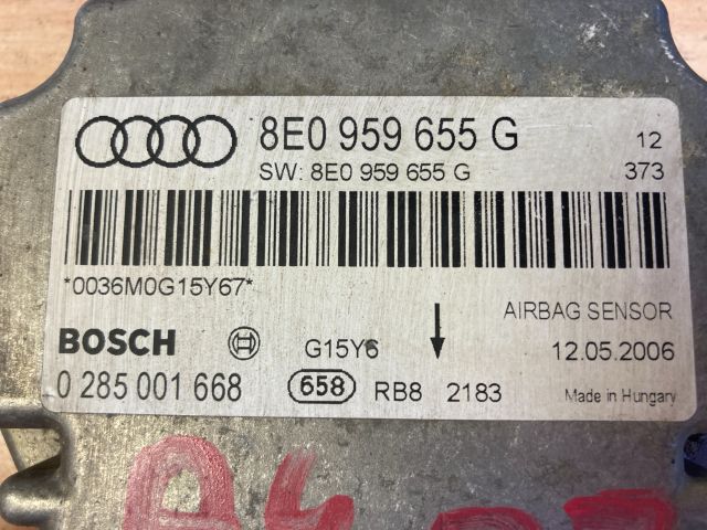 bontott AUDI A4 B6 Légzsák Elektronika