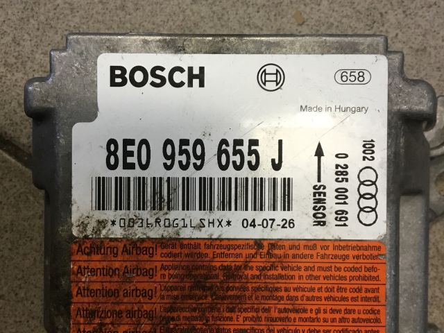 bontott AUDI A4 B6 Légzsák Elektronika