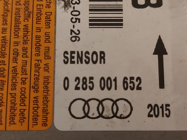 bontott AUDI A4 B6 Légzsák Elektronika