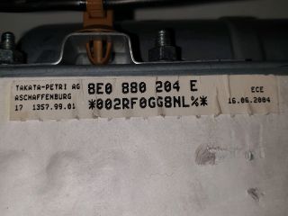 bontott AUDI A4 B6 Utasoldali Légzsák