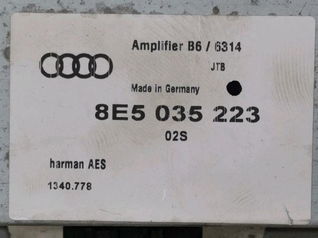 bontott AUDI A4 B6 Végfok