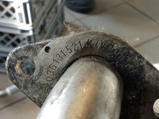 bontott AUDI A4 B7 EGR Hűtő Cső