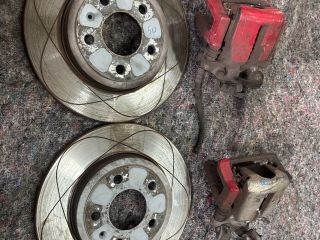 bontott AUDI A4 B7 Hátsó Pár Fék Szett (Nyereg, Tárcsa, Betét)