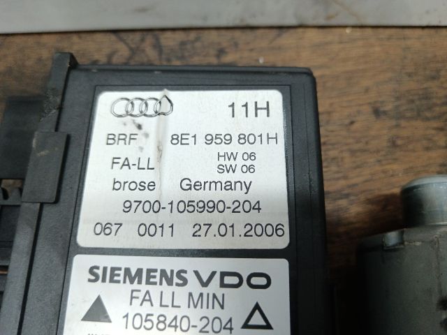 bontott AUDI A4 B7 Bal első Ablakemelő Motor