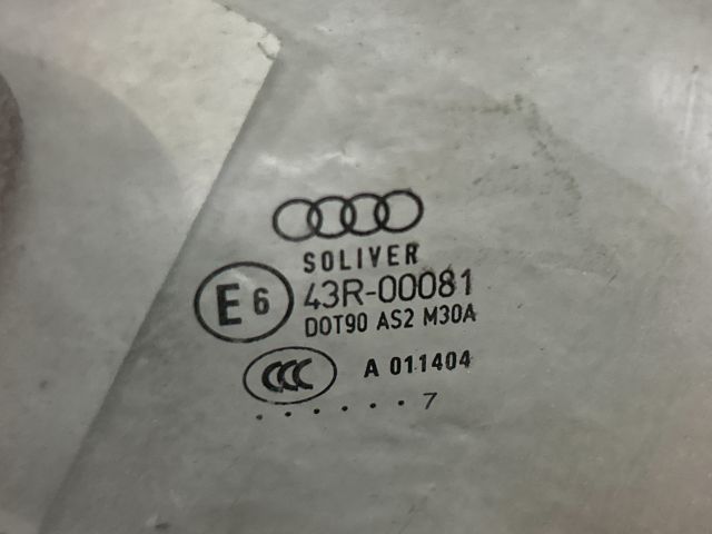 bontott AUDI A4 B7 Bal hátsó Ablak