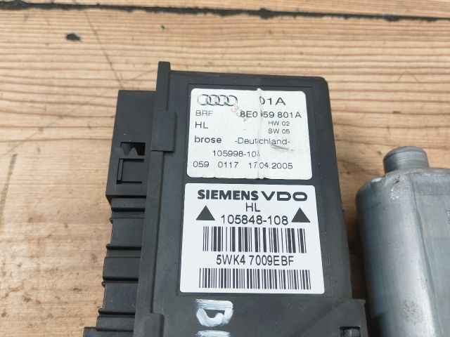 bontott AUDI A4 B7 Bal hátsó Ablakemelő Motor