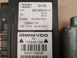 bontott AUDI A4 B7 Bal hátsó Ablakemelő Motor