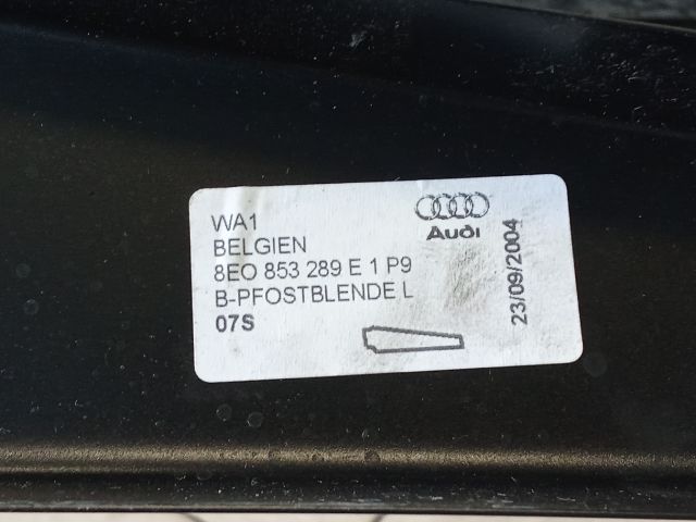 bontott AUDI A4 B7 Bal hátsó Ajtókeret Burkolat