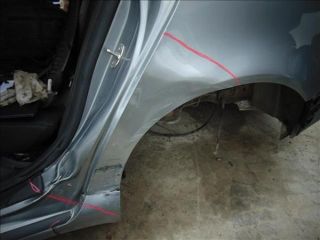 bontott AUDI A4 B7 Bal hátsó Sárvédő