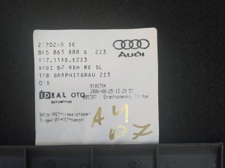 bontott AUDI A4 B7 Csomagtér Kárpit