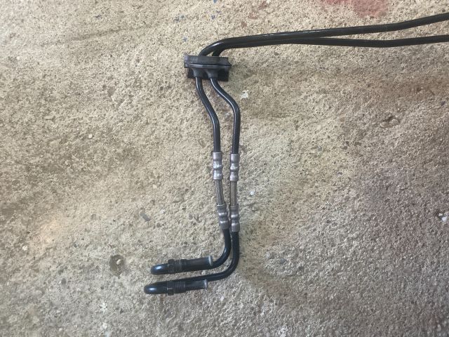 bontott AUDI A4 B7 Fékcső (Fém)