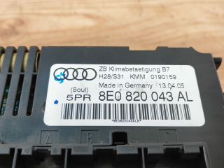 bontott AUDI A4 B7 Fűtéskapcsoló (digit klímás)