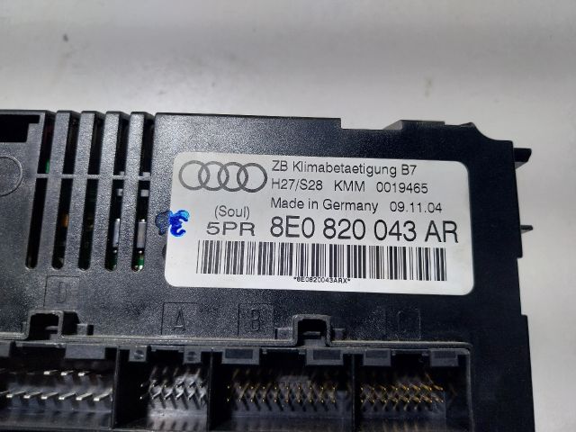 bontott AUDI A4 B7 Fűtéskapcsoló (digit klímás)
