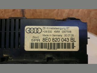 bontott AUDI A4 B7 Fűtéskapcsoló (Nem klímás)