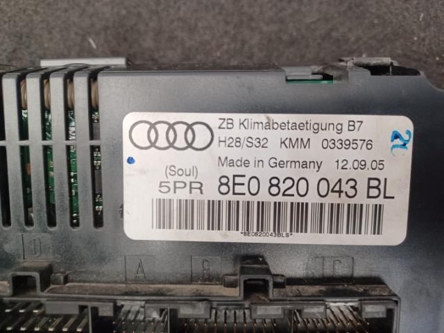 bontott AUDI A4 B7 Fűtéskapcsoló