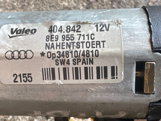 bontott AUDI A4 B7 Hátsó Ablaktörlő Motor